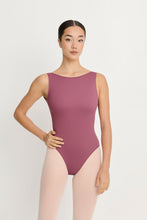 Lade das Bild in den Galerie-Viewer, Ballettrikot ohne Ärmel mit U-Boot Ausschnitte violet