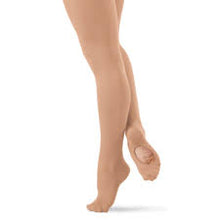 Lade das Bild in den Galerie-Viewer, Die Ultra Soft Transition Tights von Capezio mit weichem Taillenbund für Spitzentanz. Sowohl Footed Tight als auch  Footless Tight für barfuß Tanz . Nahtlose Verarbeitung.
