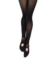 Lade das Bild in den Galerie-Viewer, Die Ultra Soft Transition Tights von Capezio mit weichem Taillenbund für Spitzentanz. Sowohl Footed Tight als auch  Footless Tight für barfuß Tanz . Nahtlose Verarbeitung.
