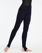 Lade das Bild in den Galerie-Viewer, Warm Up Leggings mit Steg und Rollbund
