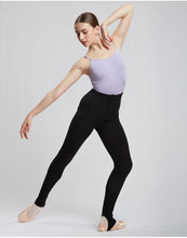 Lade das Bild in den Galerie-Viewer, Warm Up Leggings mit Steg und Rollbund

